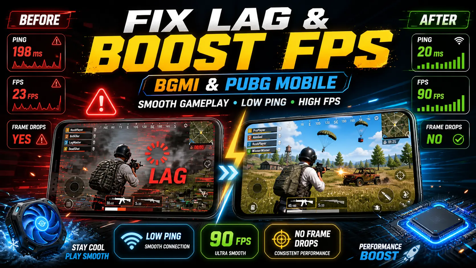 How to Fix Lag & Boost FPS in BGMI & PUBG Mobile