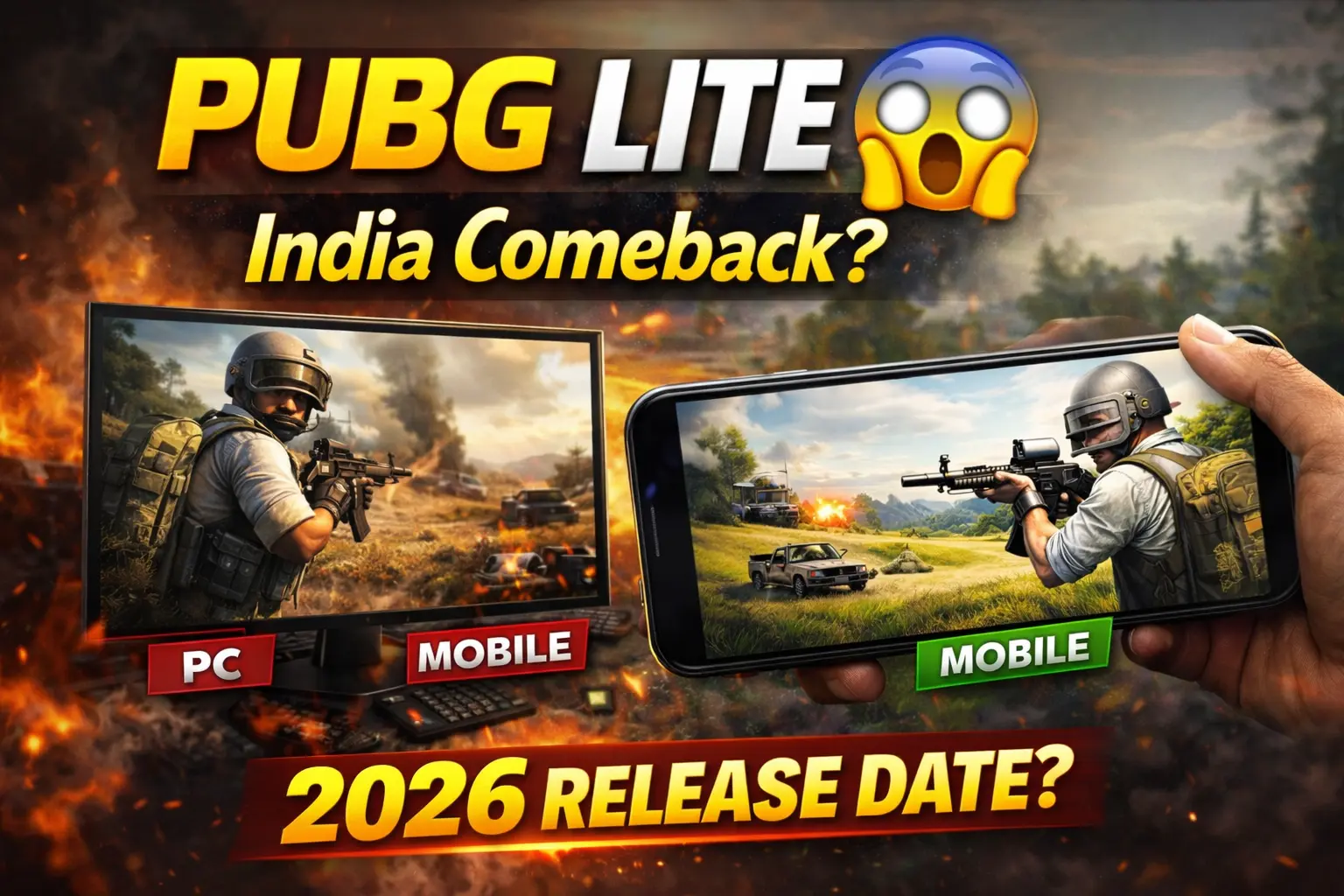 PUBG Lite India Release Date 2026: Expected Comeback, Latest News & Full Details
