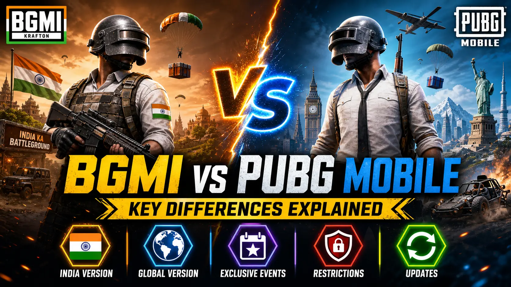 BGMI vs PUBG Mobile: Key Differences Explained